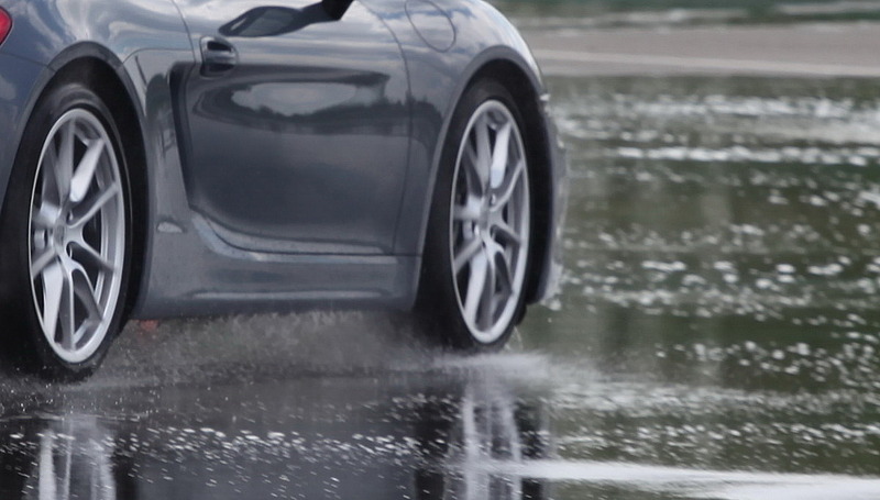 Fahrsicherheitstraining für Hofmann-Mitarbeiter.