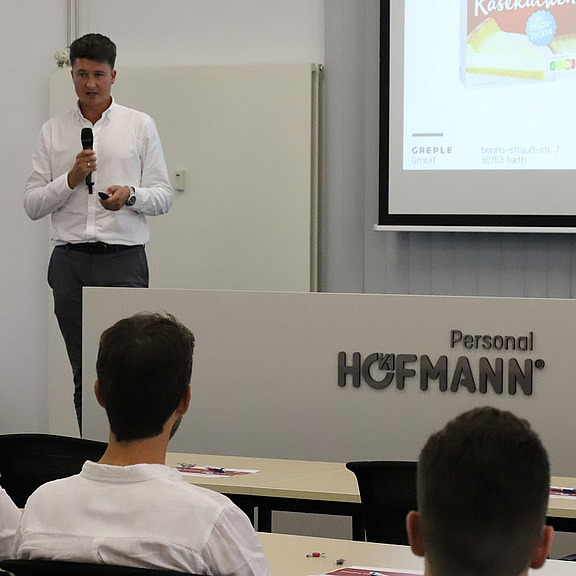 Michael Plentinger stellte die Skill Management Plattform vor.